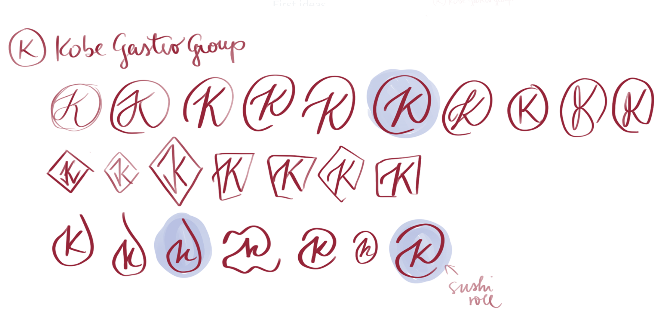 PHOTO of SKETCHES KGG.